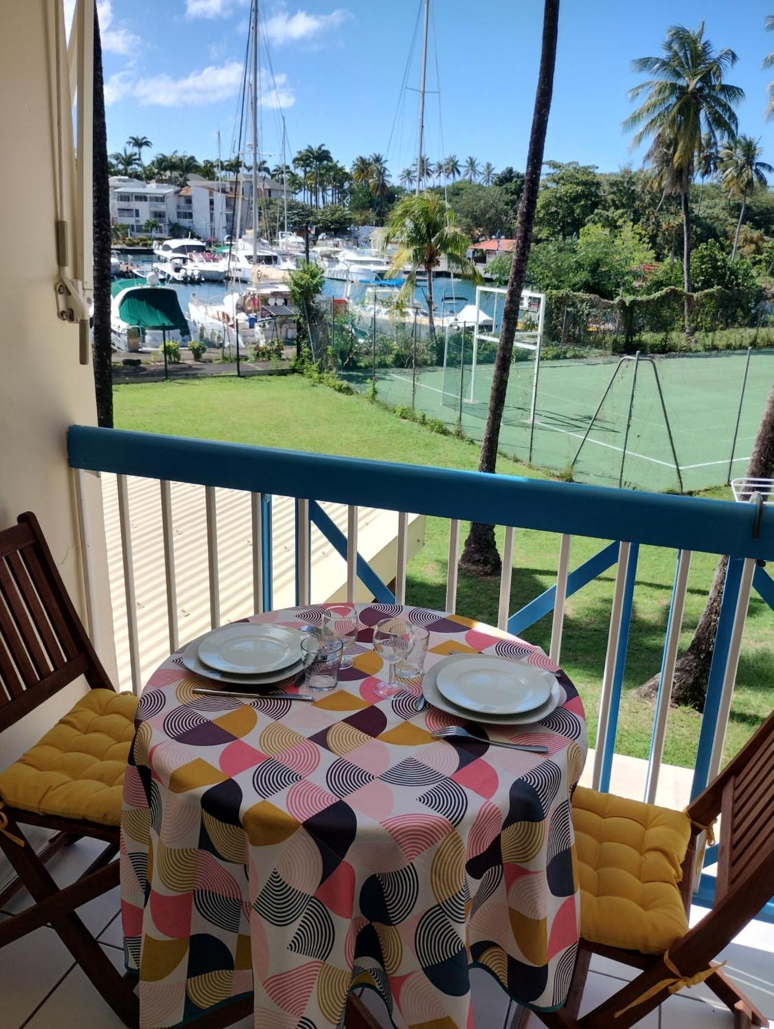 Charmant T1 Avec Vue Sur Marina Les Trois-Ilets Luaran gambar